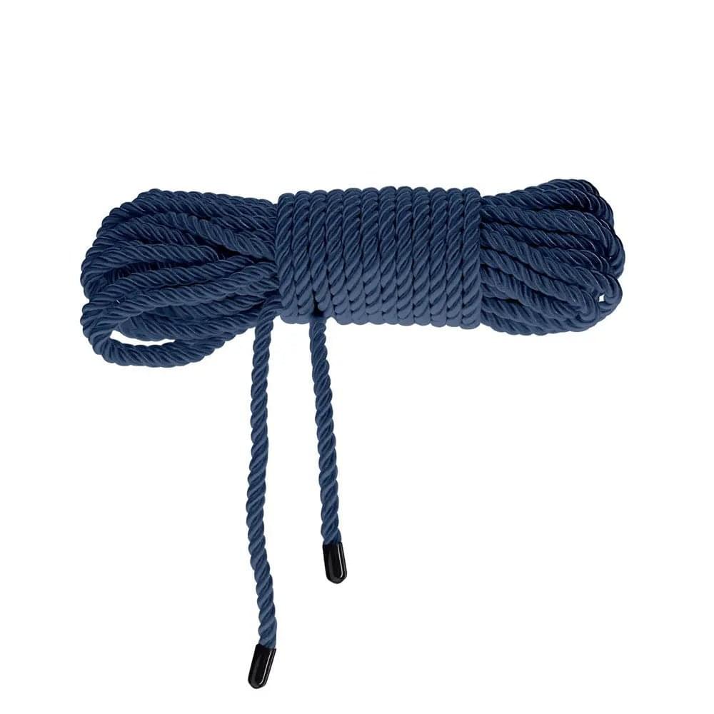OUCH! Bondage Rope - 10 M - Navy  - Navy  Nylon Bondage Rope - 10 metre Length Shots Toys Discreet Intimate Essentials.