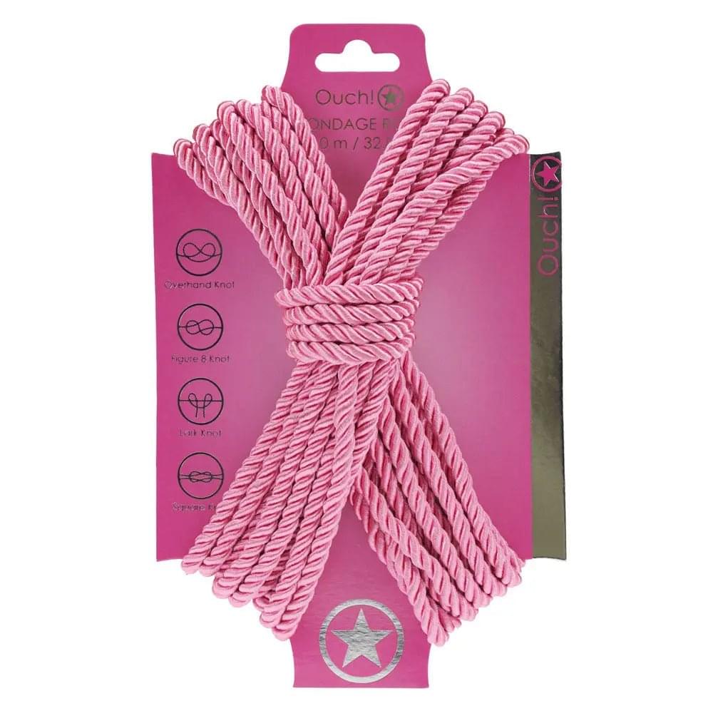 OUCH! Bondage Rope - 10 M -  -  Nylon Bondage Rope - 10 metre Length Shots Toys Discreet Intimate Essentials.
