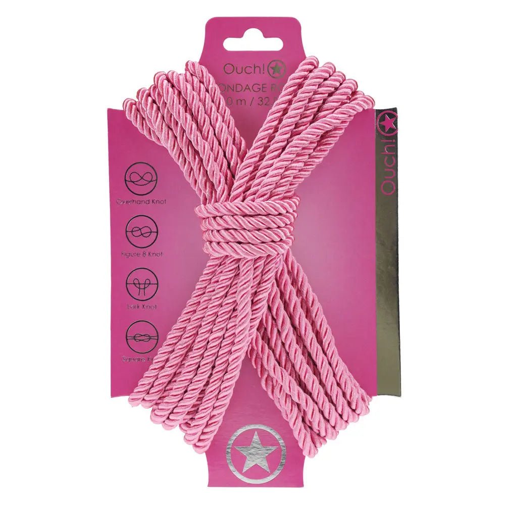 Shop affordable quality OUCH! Bondage Rope - 10 M - Nylon Bondage Rope - 10 metre Length - Discreet Intimate Essentials - BONDAGE-TOYS - Shots Toys