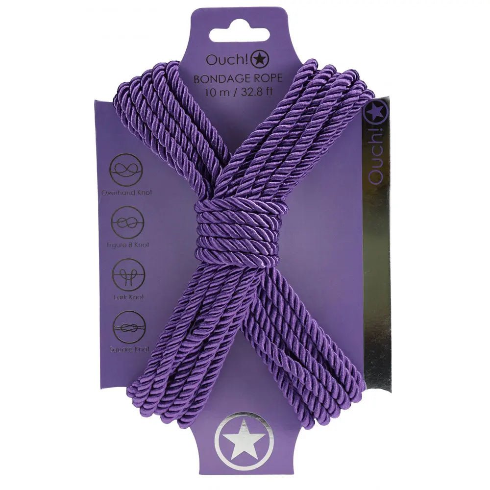 Shop affordable quality OUCH! Bondage Rope - 10 M - Nylon Bondage Rope - 10 metre Length - Discreet Intimate Essentials - BONDAGE-TOYS - Shots Toys