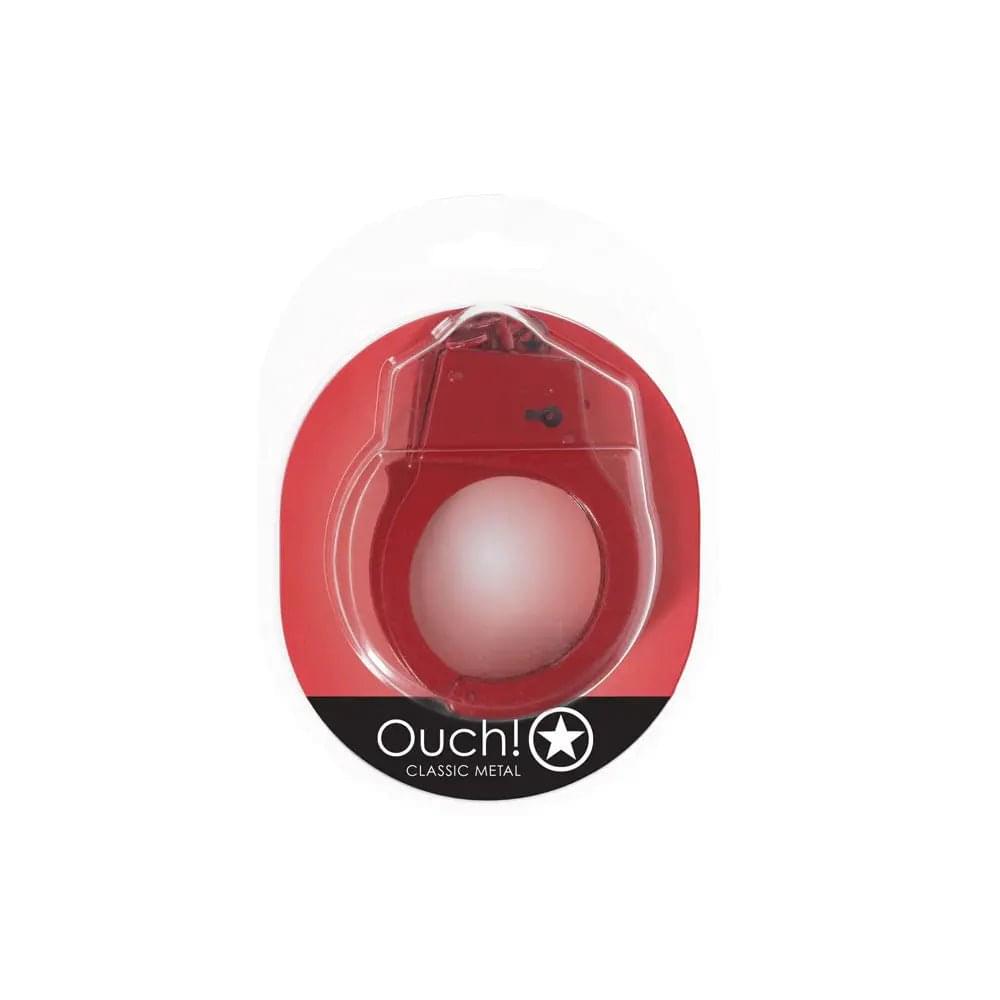 OUCH! Classic Metal Cuffs -  -  Restraints Shots Toys Discreet Intimate Essentials.