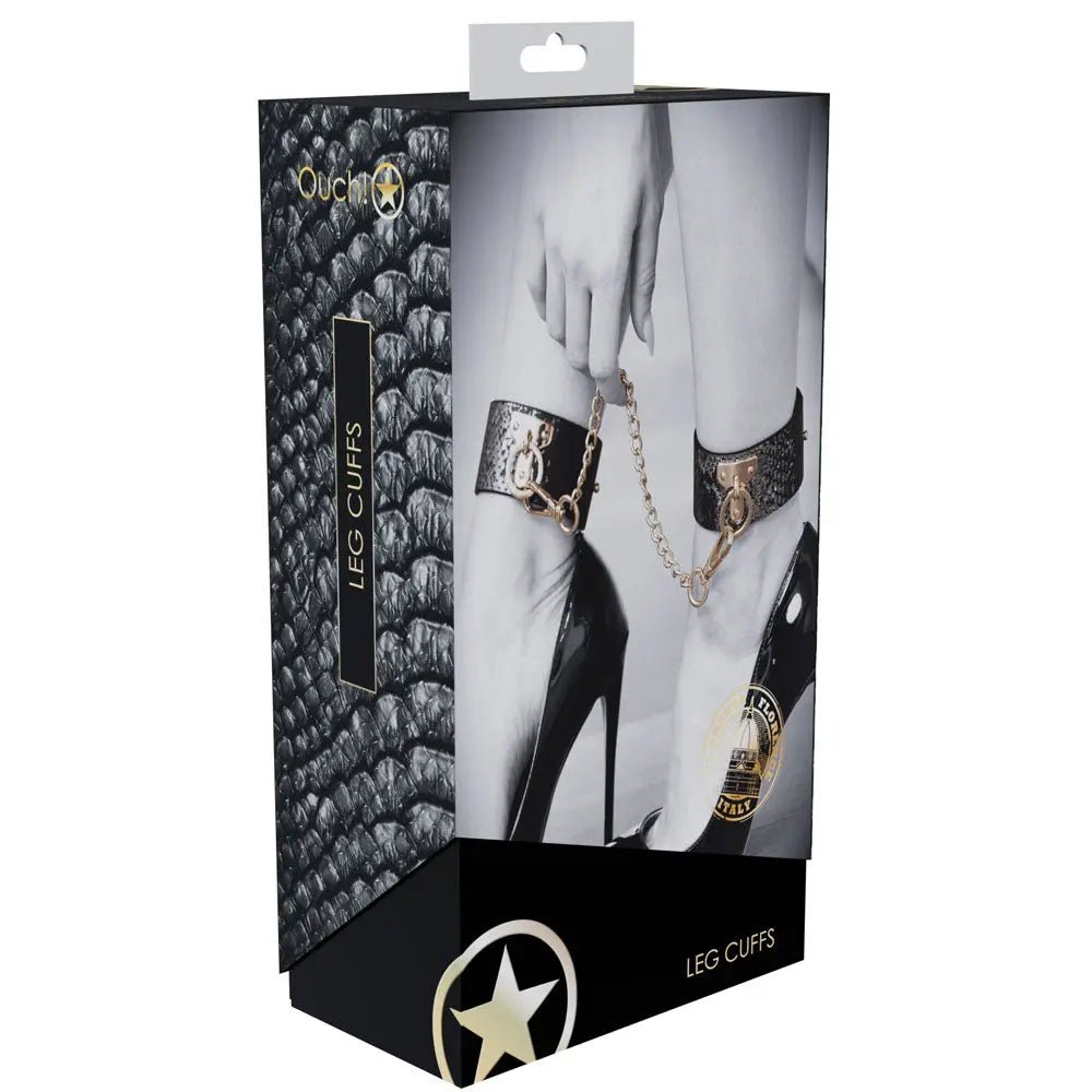 Shop affordable quality OUCH! Florence Collection - Leg Cuffs - Restraints - Discreet Intimate Essentials - BONDAGE-TOYS - Shots Toys