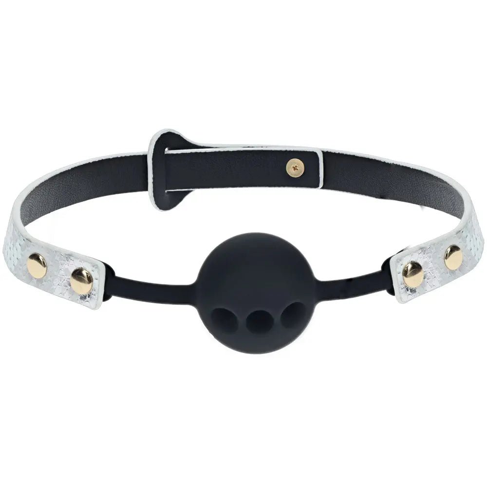 Shop affordable quality OUCH! Florence Collection - Silicone Ball Gag - Breathable Mouth Restraint - Discreet Intimate Essentials - BONDAGE-TOYS - Shots Toys