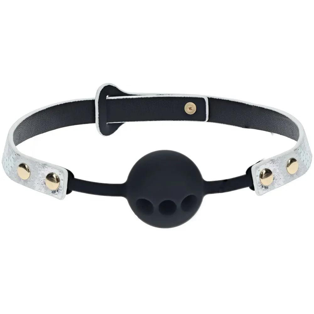 OUCH! Florence Collection - Silicone Ball Gag -  Breathable Mouth Restraint Shots Toys Discreet Intimate Essentials.