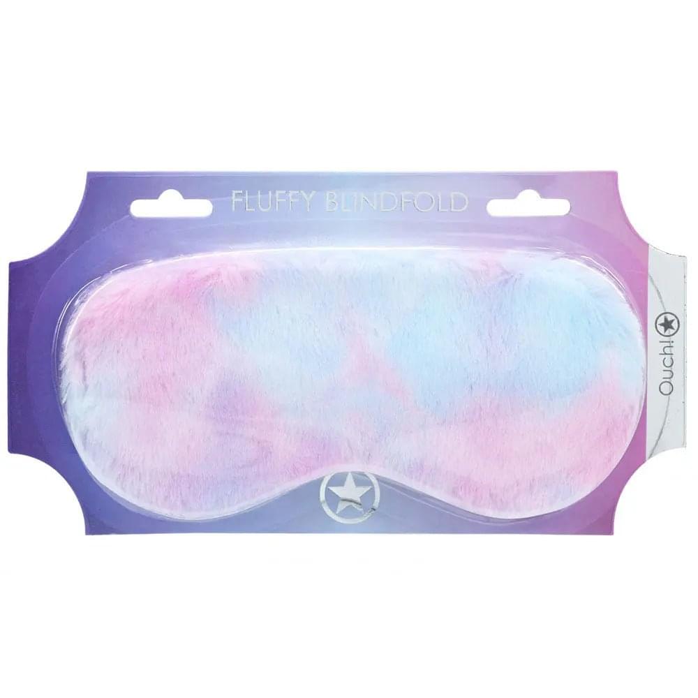 OUCH! Fluffy Mask - Multicolor 2 -  Fluffy Eye Mask Shots Toys Discreet Intimate Essentials.