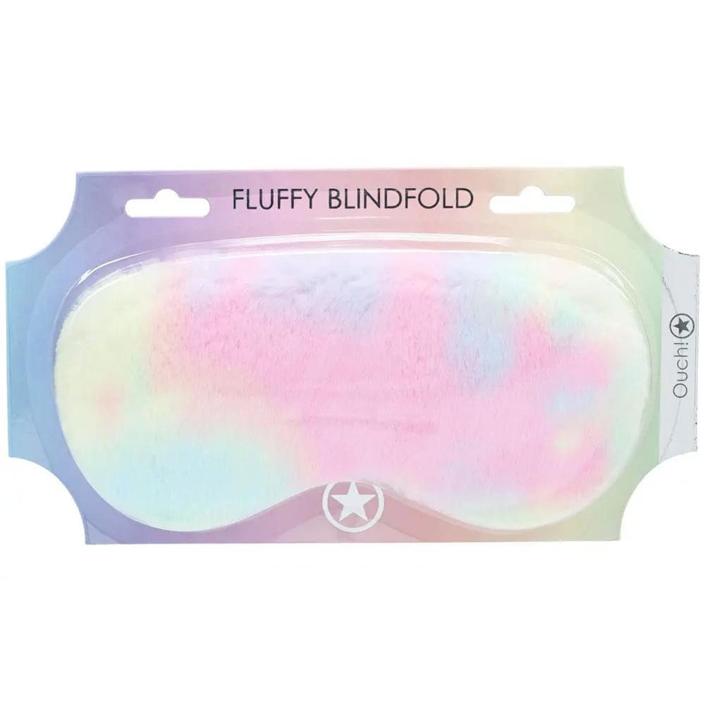 OUCH! Fluffy Mask - Multicolour 1 -  Fluffy Eye Mask Shots Toys Discreet Intimate Essentials.