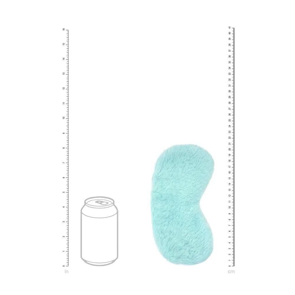OUCH! Fluffy Mask - Powder Blue - Powder Blue Fluffy Eye Mask Shots Toys Discreet Intimate Essentials.