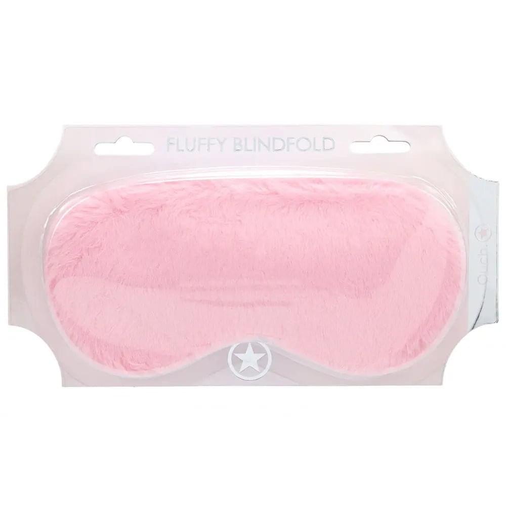 OUCH! Fluffy Mask - Powder  -  Fluffy Eye Mask Shots Toys Discreet Intimate Essentials.