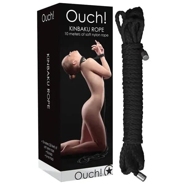 Ouch Kinbaku Rope -  - 10 metre Length Shots Toys Discreet Intimate Essentials.