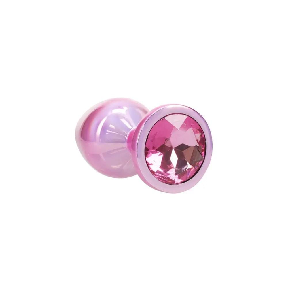 OUCH! Paris Collection - Metal Anal Plug Set -  - Metallic  Butt Plugs with Gem Bases - Set of 3 Sizes Shots Toys Discreet Intimate Essentials.