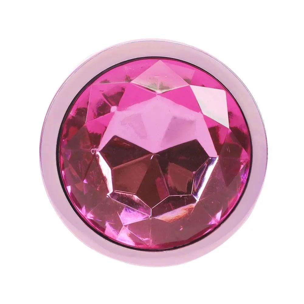 OUCH! Paris Collection - Metal Anal Plug Set -  - Metallic  Butt Plugs with Gem Bases - Set of 3 Sizes Shots Toys Discreet Intimate Essentials.