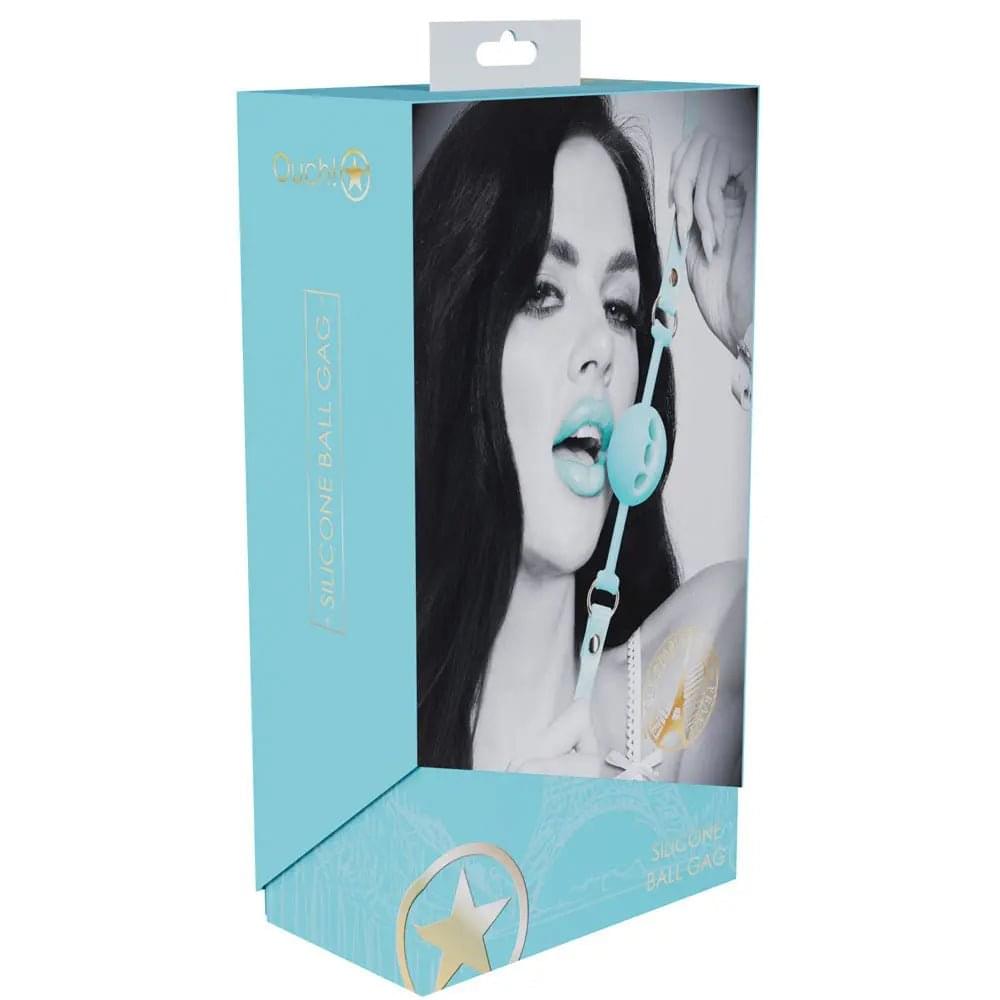 OUCH! Paris Collection - Silicone Ball Gag - Baby  Breatheable Mouth Restraint Shots Toys Discreet Intimate Essentials.