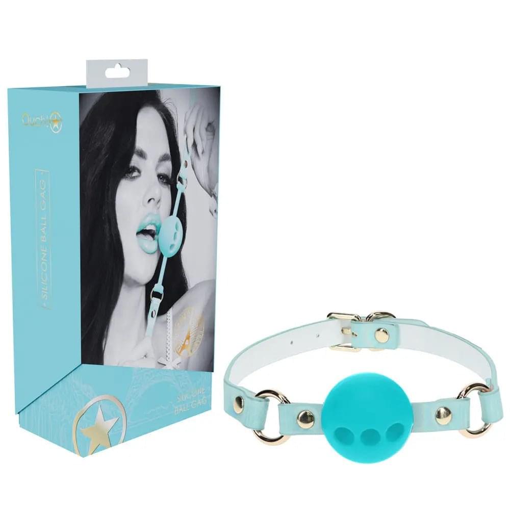OUCH! Paris Collection - Silicone Ball Gag - Baby  Breatheable Mouth Restraint Shots Toys Discreet Intimate Essentials.