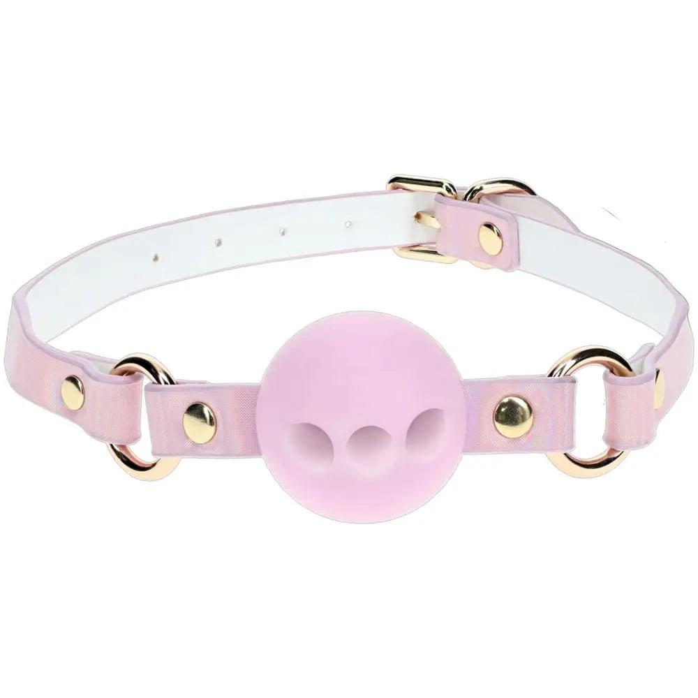 OUCH! Paris Collection - Silicone Ball Gag -  Breatheable Mouth Restraint Shots Toys Discreet Intimate Essentials.