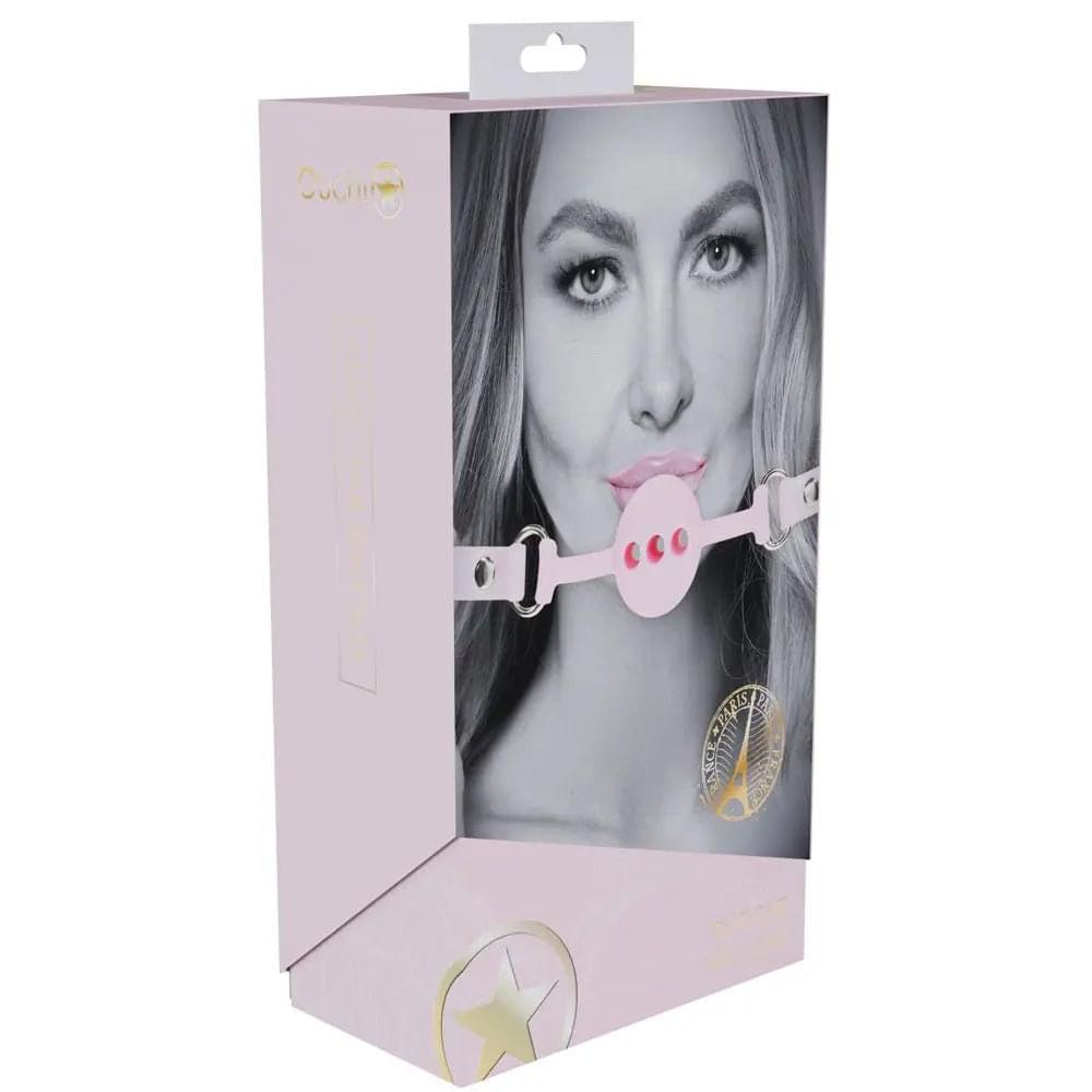 OUCH! Paris Collection - Silicone Ball Gag -  Breatheable Mouth Restraint Shots Toys Discreet Intimate Essentials.