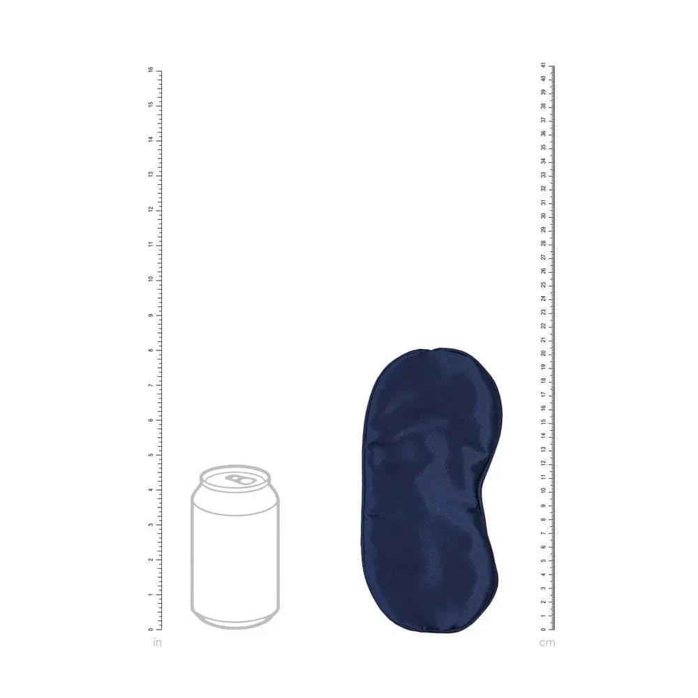 OUCH! Satin Mask - Navy - Navy Blue Eye Mask Shots Toys Discreet Intimate Essentials.