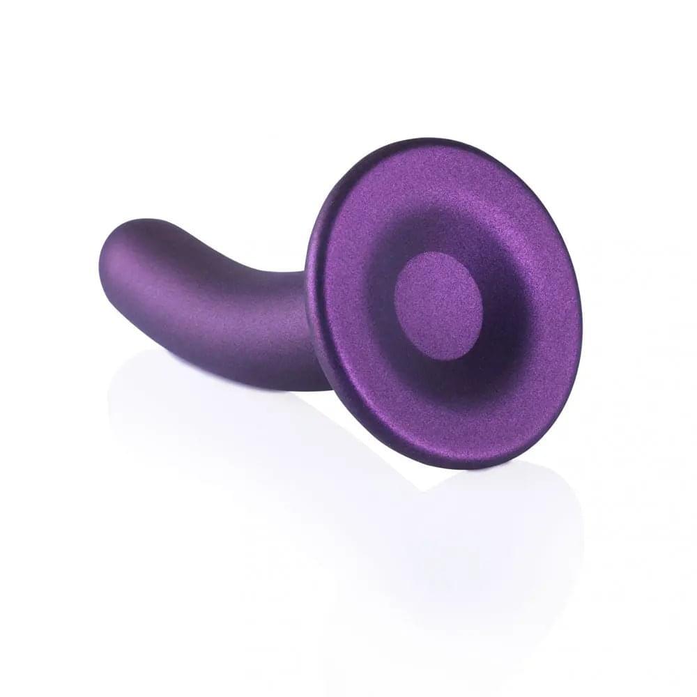 OUCH! Smooth Silicone G-Spot Dildo - 6'' / 14.5 cm - Metallic  14.5 cm Dildo Shots Toys Discreet Intimate Essentials.