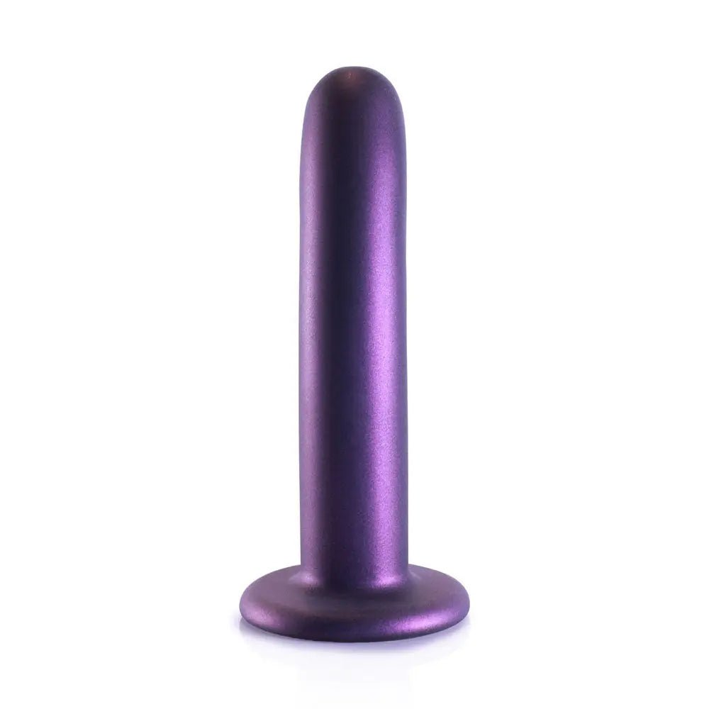 Shop affordable quality OUCH! Smooth Silicone G-Spot Dildo - 6'' / 14.5 cm - Metallic 14.5 cm Dildo - Discreet Intimate Essentials - DONGS - Shots Toys