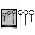 Shop affordable quality OUCH! Urethral Sounding Plug Set - Black - Set of 3 Sizes - Discreet Intimate Essentials - BONDAGE-TOYS - Shots Toys