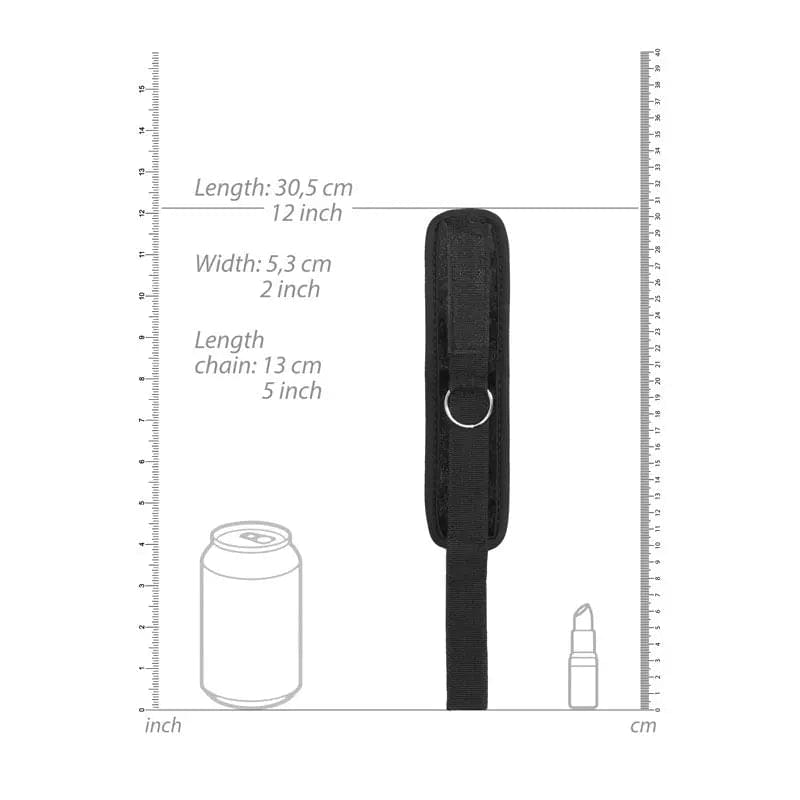 OUCH! Velvet & Velcro Adjustable Handcuffs -  Restraints Shots Toys Discreet Intimate Essentials.