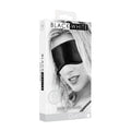 OUCH!  & White Satin Eye-Mask -  Eye Restraint Shots Toys Discreet Intimate Essentials.