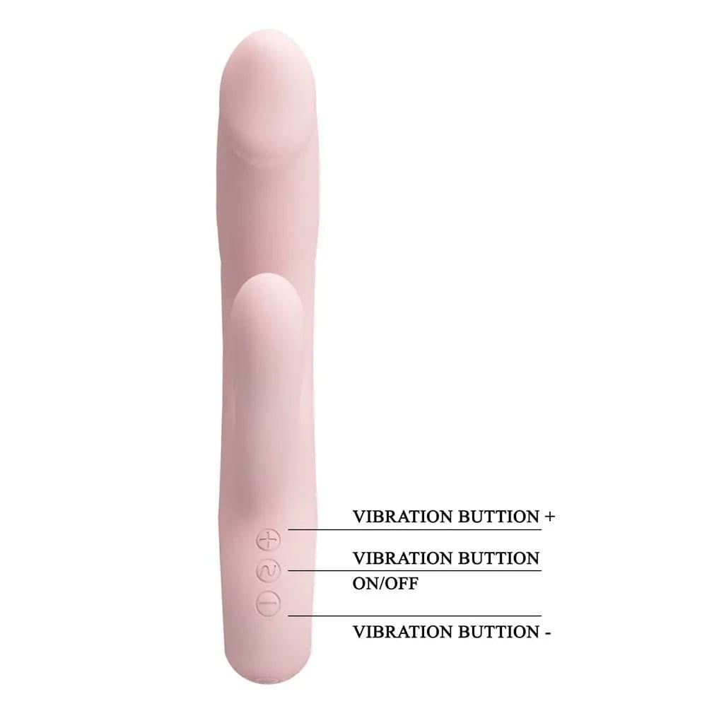 Party Up DAVE Rabbit Vibe -  -  19 cm USB Rechargeable Rabbit Vibrator Party Up Discreet Intimate Essentials.