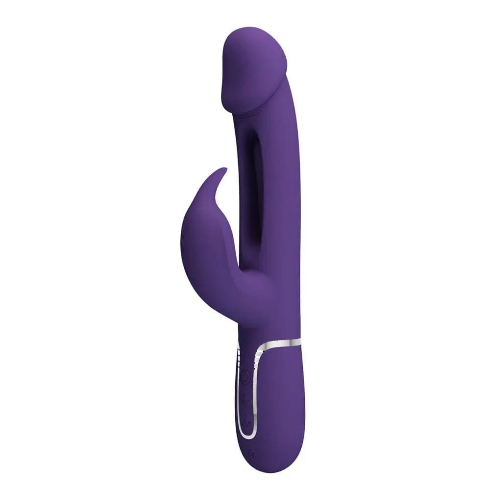 Party Up DAVID Swinging Vibe -  -  23.2 cm USB Rechargeable Rabbit Vibrator with Flicking Arm Party Up Discreet Intimate Essentials.