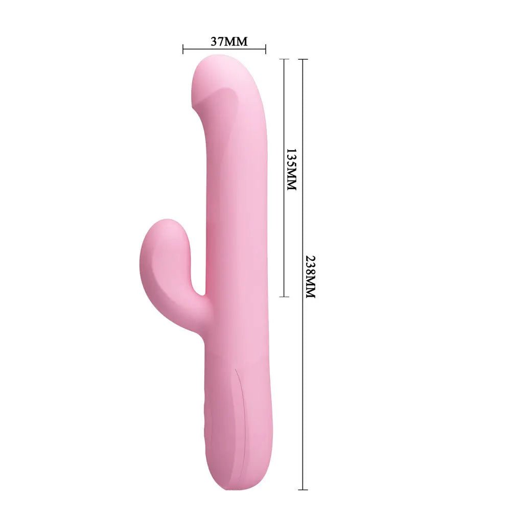Shop affordable quality Party Up DEAN Wavy Rotation Vibe - 23.8 cm USB Rechargeable Rotating Rabbit Vibrator - Discreet Intimate Essentials - VIBRATORS - Party Up