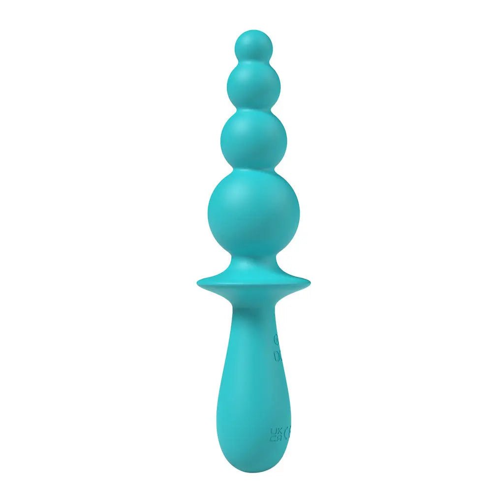 Shop affordable quality Party Up EVAJANE - Teal - Teal 17.1 cm USB Rechargeable Beaded Vibrator - Discreet Intimate Essentials - VIBRATORS - Party Up