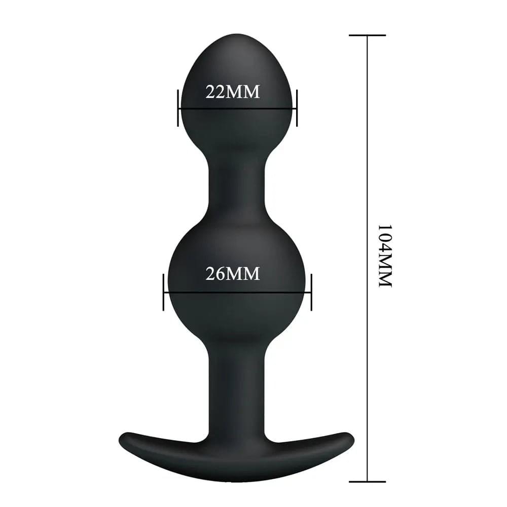 Party Up JAMES Anal Bead Plug -  10.4 cm Beaded Butt Plug Party Up Discreet Intimate Essentials.