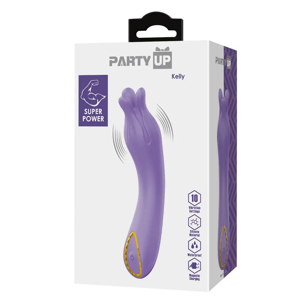 Shop affordable quality Party Up KELLY - 13.7 cm USB Rechargeable Vibrator - Discreet Intimate Essentials - VIBRATORS - Party Up