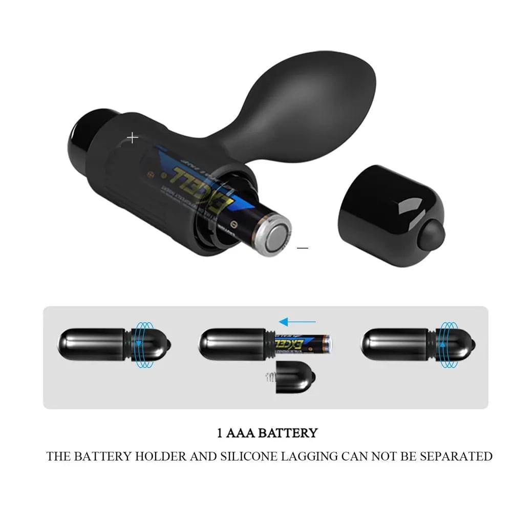 Party Up KEN Vibrating Butt Plug -  8.6 cm Vibrating Butt Plug Party Up Discreet Intimate Essentials.