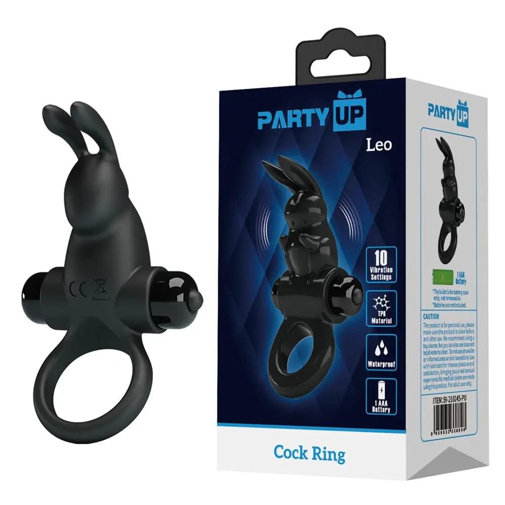 Party Up LARRY Vibrating Cock Ring -  Vibrating Cock Ring Party Up Discreet Intimate Essentials.