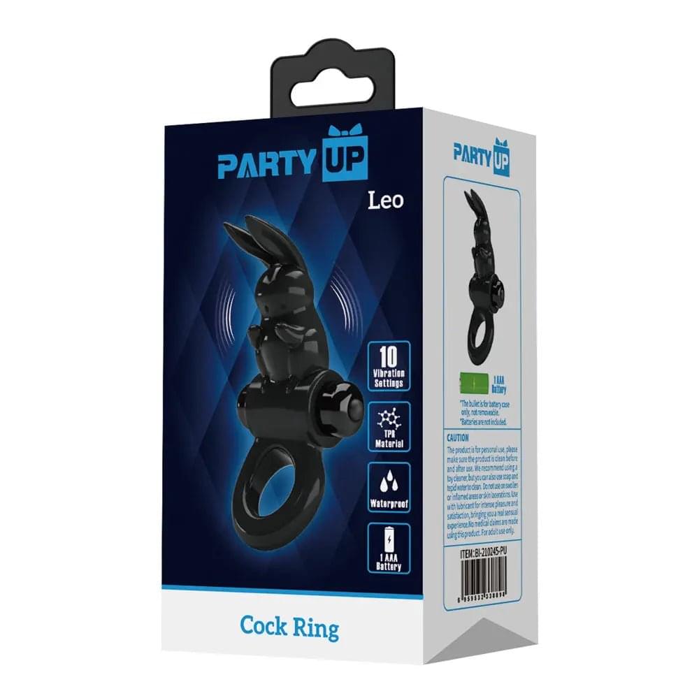 Party Up LARRY Vibrating Cock Ring -  Vibrating Cock Ring Party Up Discreet Intimate Essentials.