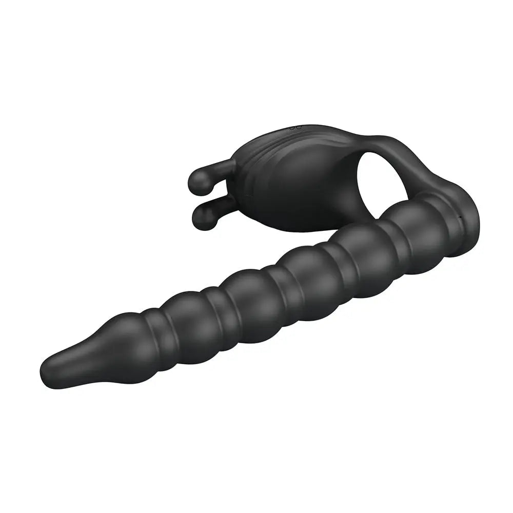 Shop affordable quality Party Up MARCUS Ring & Anal Plug - USB Rechargeable Vibrating Cock Ring with Double Penetrator - Discreet Intimate Essentials - COCK RINGS - Party Up