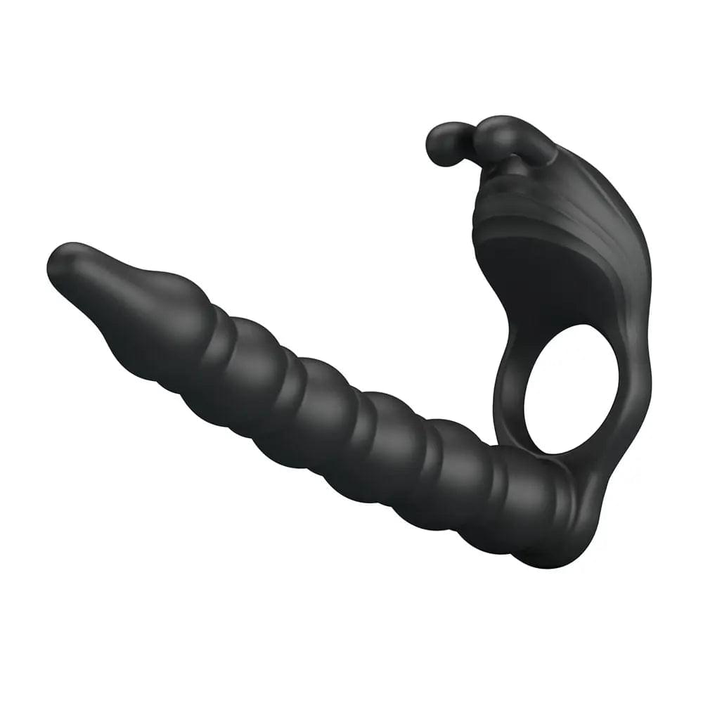 Party Up MARCUS Ring & Anal Plug -  USB Rechargeable Vibrating Cock Ring with Double Penetrator Party Up Discreet Intimate Essentials.