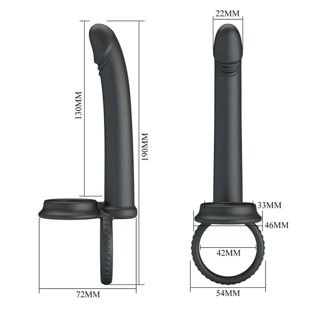 Party Up MARTIN Double Penetrator -  Cock & Ball Rings with Double Penetrator Party Up Discreet Intimate Essentials.