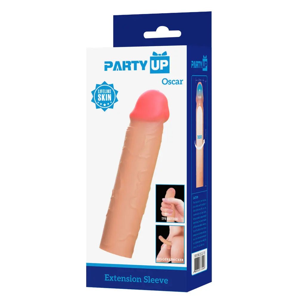 Shop affordable quality Party Up OSCAR 1 Inch Extender Sleeve - 1 Inch Penis Extender Sleeve - Discreet Intimate Essentials - SLEEVES - Party Up