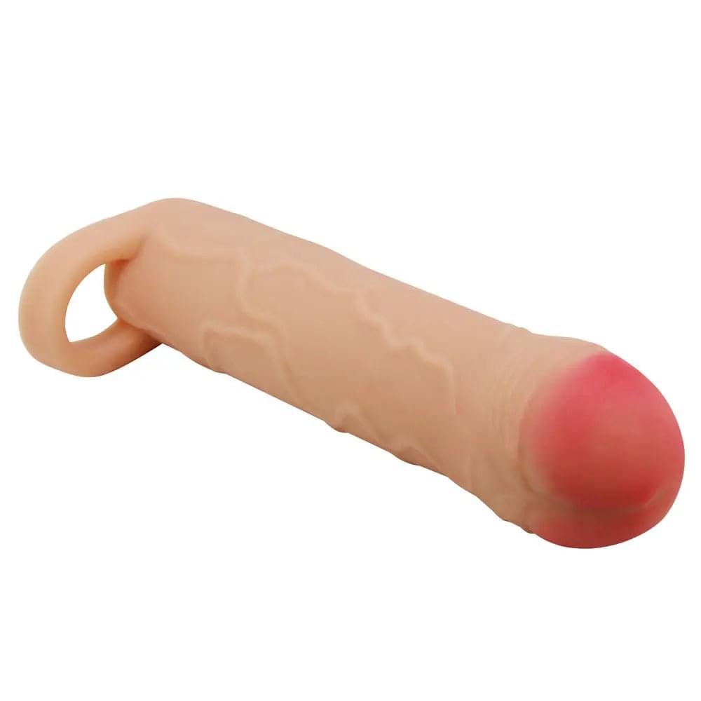 Party Up OWEN 1 Inch Extender Sleeve -  1 Inch Penis Extender Sleeve with Ball Strap Party Up Discreet Intimate Essentials.