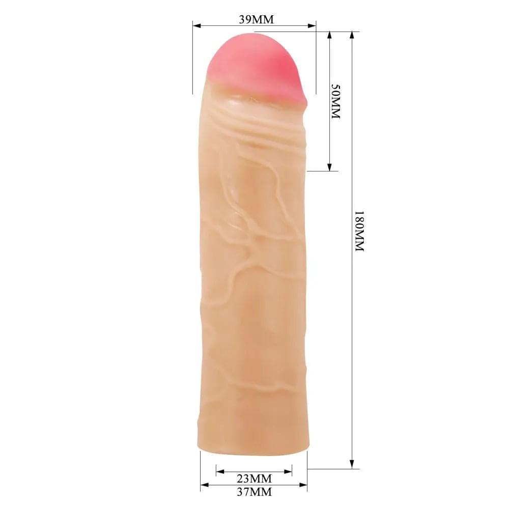 Party Up PARKER 2 Inch Extender Sleeve -  2 Inch Penis Extender Sleeve Party Up Discreet Intimate Essentials.