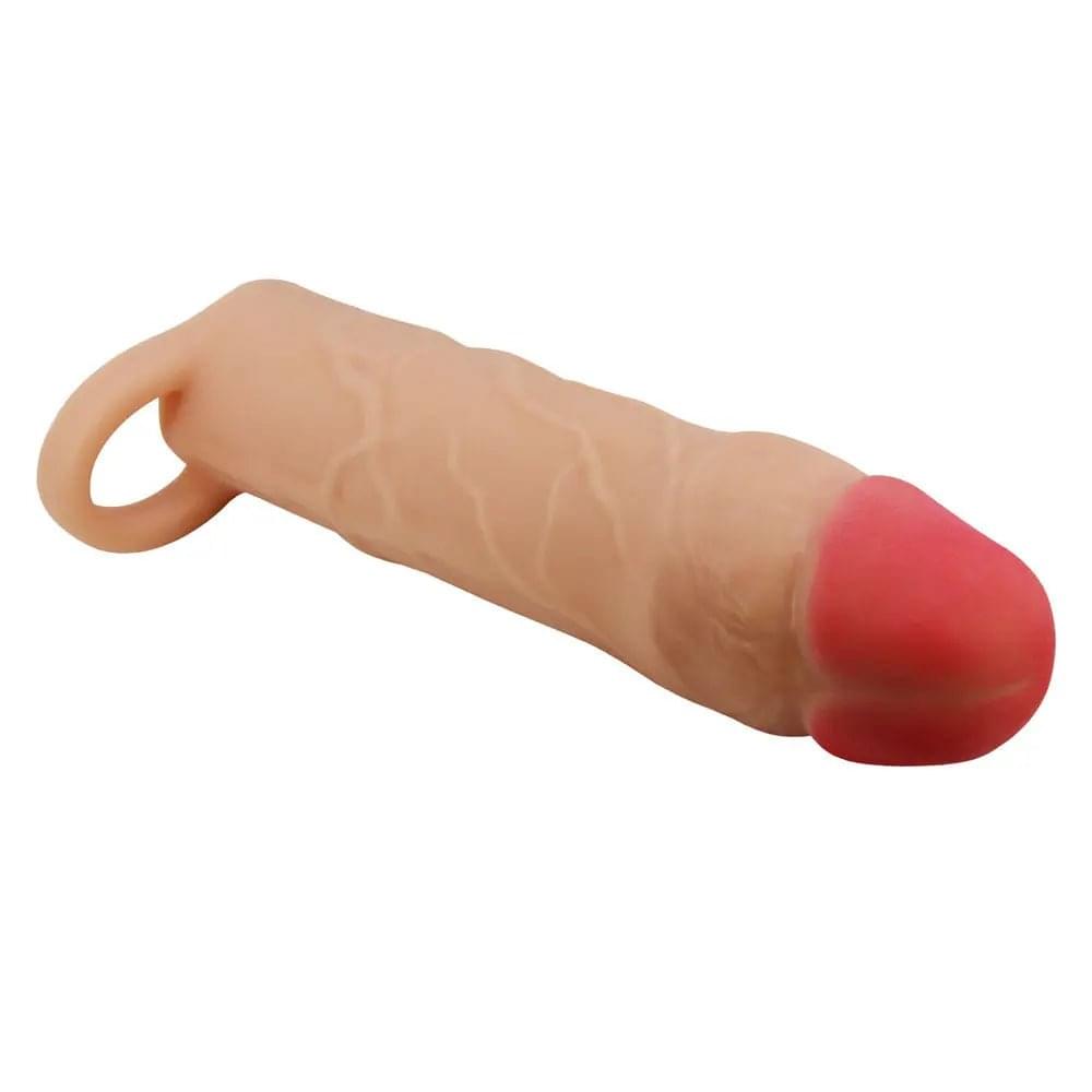 Party Up PATRICK 2 Inch Extender Sleeve -  2 Inch Penis Extender Sleeve with Ball Strap Party Up Discreet Intimate Essentials.