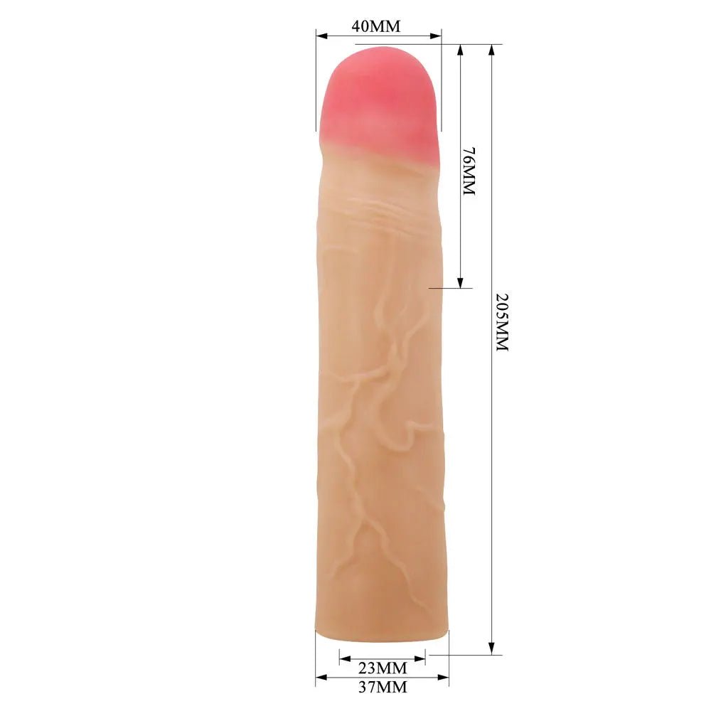 Shop affordable quality Party Up PHILIP 3 Inch Extender Sleeve - 3 Inch Penis Extender Sleeve - Discreet Intimate Essentials - SLEEVES - Party Up