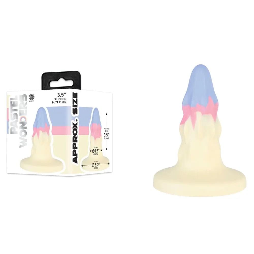 Pastel Wonders - 8.9 cm Silicone Butt Plug -  8.9 cm Butt Plug Excellent Power Discreet Intimate Essentials.