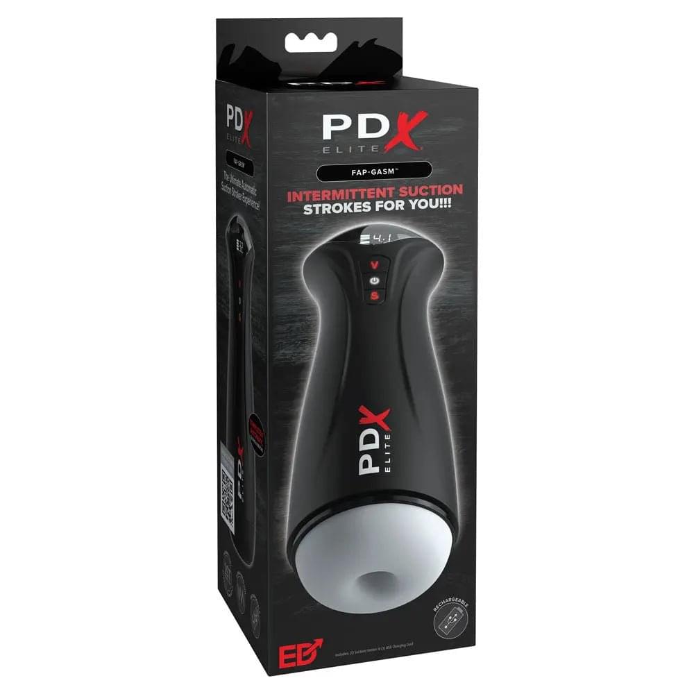 PDX Elite Fuck-Gasm - Flesh - USB Rechargeable Sucking & Vibrating Auto Stroker Pipedream Discreet Intimate Essentials.