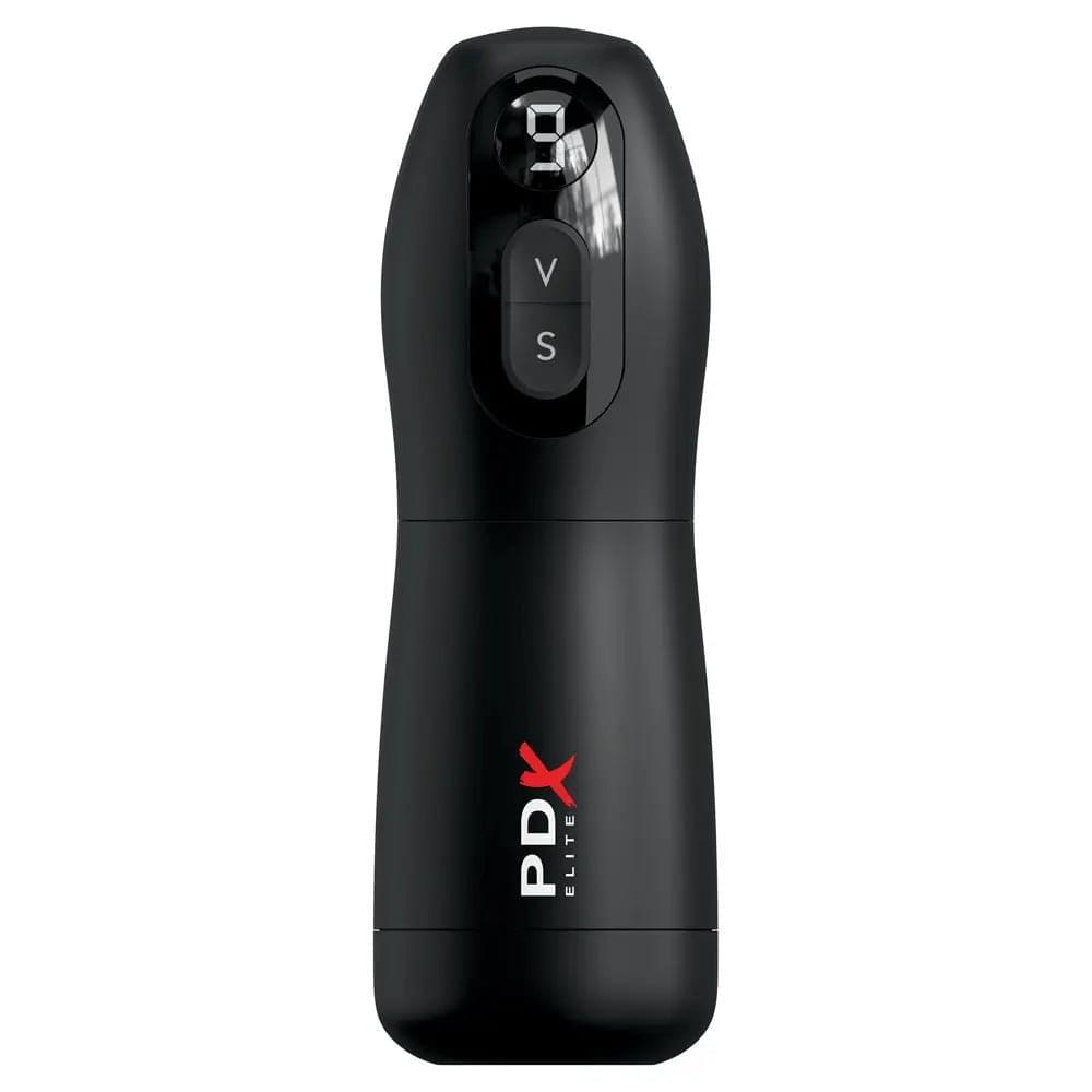 PDX Elite Suck-O-Matic - USB Rechargeable Sucking & Vibrating Masturbator Pipedream Discreet Intimate Essentials.