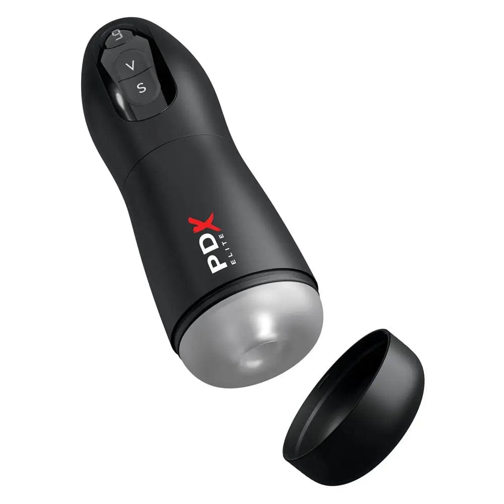 PDX Elite Suck-O-Matic - USB Rechargeable Sucking & Vibrating Masturbator Pipedream Discreet Intimate Essentials.