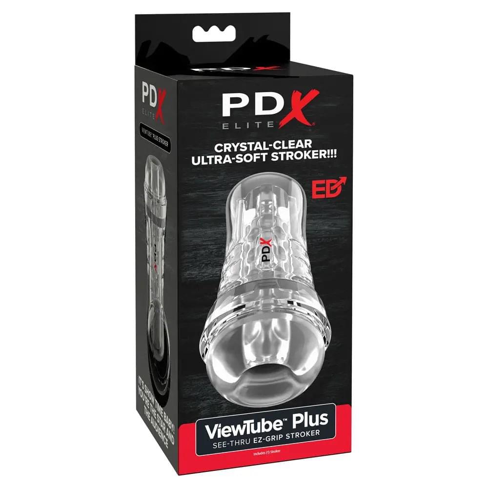 PDX Elite ViewTube EZ-Grip Stroker -  Stroker Pipedream Discreet Intimate Essentials.
