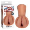 PDX Extreme Wet Pussies - Slippery Slit - Tan - Tan Self-Lubricating Vagina Stroker Pipedream Discreet Intimate Essentials.
