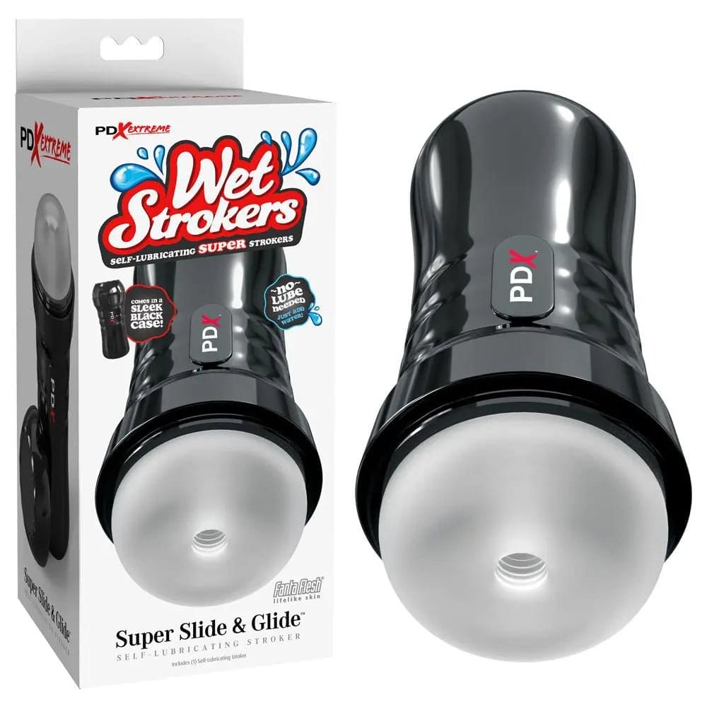 PDX Extreme Wet Strokers Super Slide & Glide -  Stroker Pipedream Discreet Intimate Essentials.