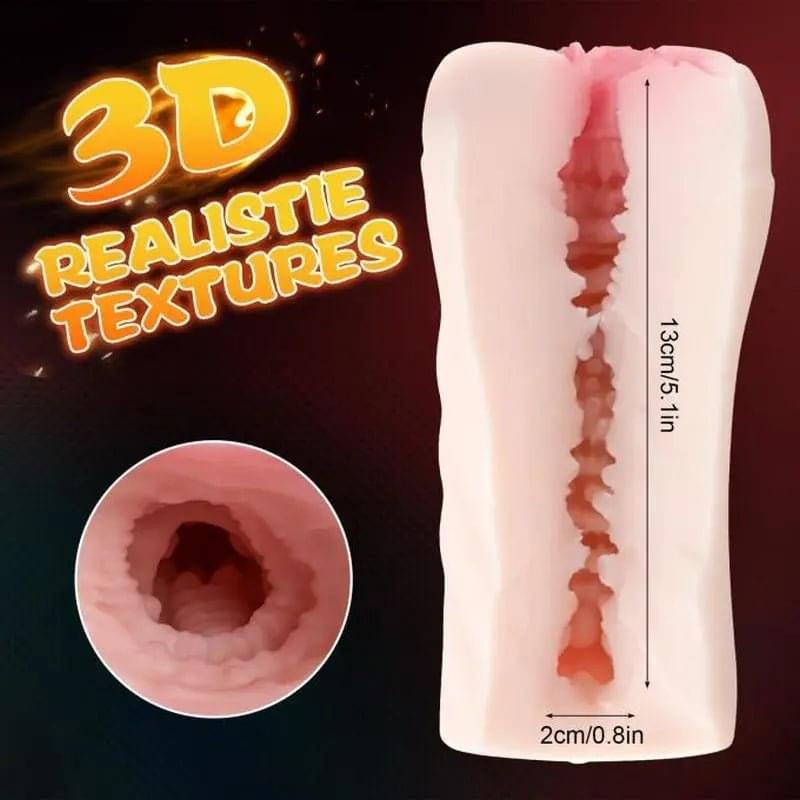 Penny Pussy Dual Layer Vibrating Masturbator XISE Discreet Intimate Essentials.